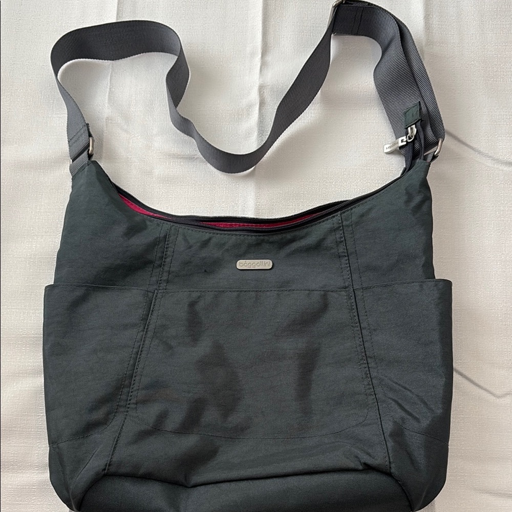 Baggallini Charcoal Grey Large Crossbody Bag